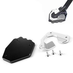 Side Pad Kickstand Stand Extension Plate For Honda CRF1000L Africa Twin 16-17 Black