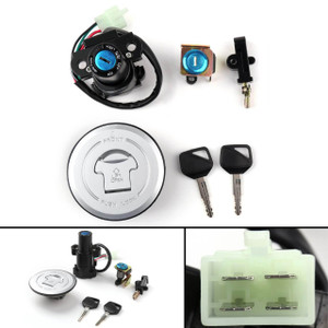 Ignition Switch Lock Fuel Gas Cap Set For Honda XLV650 XL650 Transalp 2000-2006 Generic