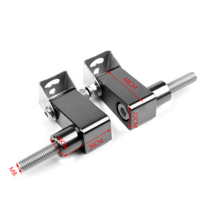 2Pcs Universal Lower Fork Mount Spotlight Holder Lights Bracket For XMAX 125/250/300 TI