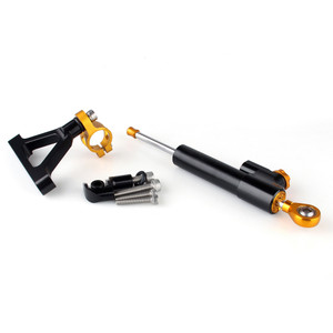 Steering Damper Brackets Kit for Kawasaki Ninja ZX 6R (2007-2008) BlackBlack