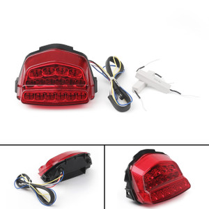 Integrated LED TailLight Turn Signals For Honda CBR1000RR 2008-2012 Red