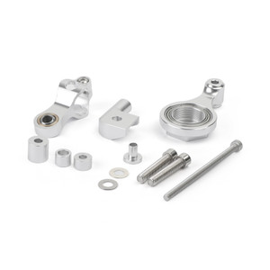 Motorcycle Steering Damper Stabilizer Yamaha YZF R1 (08-12) R6 (06-16) Silver
