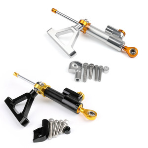 Steering Damper Stabilizer Kawasaki ZX6R (2007-2008) ZX 6R Black Generic