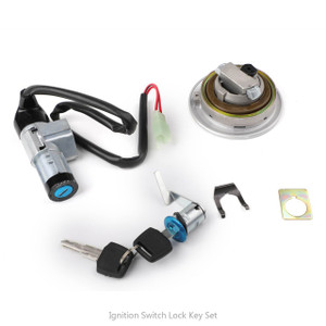 Ignition Switch Petrol Fuel Cap Seat Lock Set Kit Keys For Honda CBF125 09-13