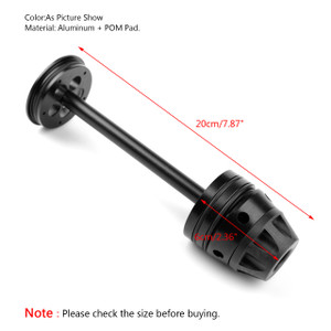 Rear Axle Hub Crash Pad Slider Protector For BMW R Nine T Scrambler Nine T Pure,Racer,Urban G/S, R1200GS LC ADV Black