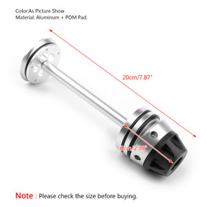Rear Fork Axle Sliders Protector For BMW R Nine T Scrambler Nine T Pure,Racer,Urban G/S, R1200GS LC ADV Silver