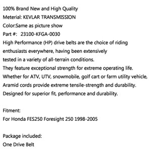 Drive Belt Honda FES250 Foresight 250 (1998-2005) 23100-KFGA-0030
