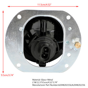 Right Passenger Fog Light A2048202256 For Benz C300 C350 CL550 CL600, CL63 CL65 SL63 SL65  SLK55 AMG Generic