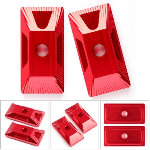 CNC Aluminum Rear Axle Chain Adjuster For Kawasaki Ninja 400 2018 Red