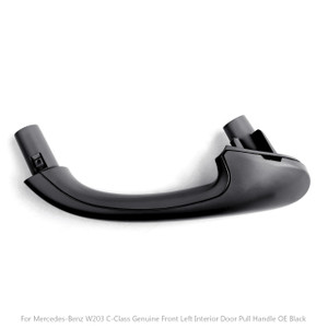 Front Left Interior Door Pull Handle For Mercedes-Benz C55 AMG 05-06 C230 03-07 C32 AMG 03-04 Black
