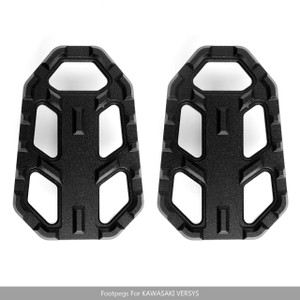 Front footpegs foot pegs For KAWASAKI 2017-2018 Versys X 300 2015-2018 Versys 650 1000 Black
