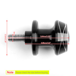 1 Pair 8mm Moto CNC Swingarm Swing Arm Spools Spool Sliders For Suzuki Honda Silver