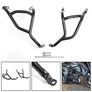 Lower Crash Bars Side Engine Guard Bumper Fits Suzuki GSXS750 GSX-S 750 17-20 Black