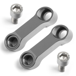 10mm M10 Handlebar Mount Mirror Riser Extender Adaptor Adapter Titanium