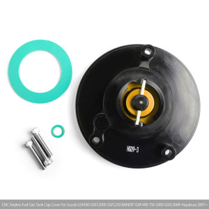 CNC Keyless Fuel Gas Tank Cap For Suzuki GSX 650 F 08-10 GSX1250F 09+ GSX1300R 07+ Gold