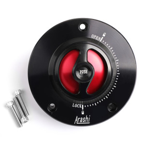 CNC Keyless Fuel Gas Tank Cap For Suzuki SV 650/650S 03+ SV 1000/1000S 03-06 Red