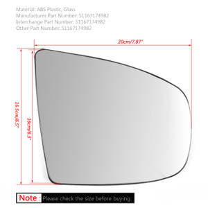 BMW X5 X6 E70 E71 E72 Heated Wing Side Mirror