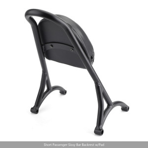 Sissy Bar Backrest w/Pad For Harley Sportster Iron Nightster 883 1200 XL Black