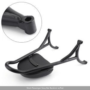 Sissy Bar Backrest w/Pad For Harley Sportster Iron Nightster 883 1200 XL Black