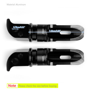 Rear Foot Pegs For YAMAHA MT-10 FZ-10 MT-09 FZ-09 MT-07 FZ-07 YZF R3 R25 BLK