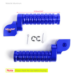 CNC Front Foot Pegs For SUZUKI GSXR 600 750 1000 HONDA CBR300R CBR600RR Blue