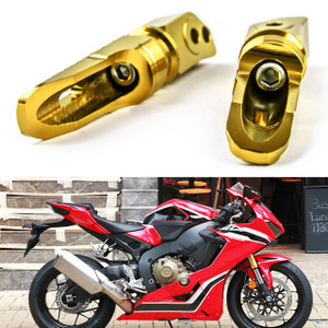 Rear Footrest Footpegs For HONDA CB125R CB250R CB300R CBR250RR CBR600RR Gold