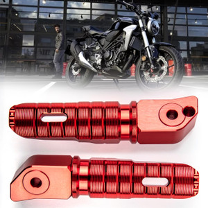 Rear Footrest Footpegs For HONDA CB125R CB250R CB300R CBR250RR CBR600RR Red