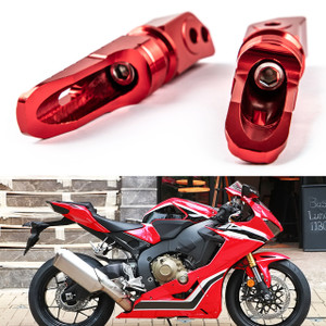 Rear Footrest Footpegs For HONDA CB125R CB250R CB300R CBR250RR CBR600RR Red