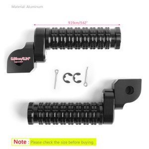 CNC Front Foot Pegs For CB600F 98-13 CB900F 02-07 CBF1000F 10-12 CBF600 08-10 CBR250R 11-14 VFR1200F 10-14 Black