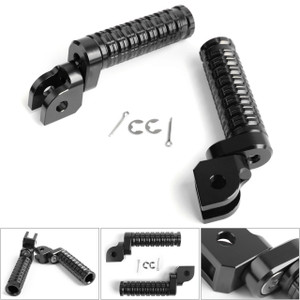 CNC Front Foot Pegs For HONDA CBR300R 15-16 CBR600RR 03-06 CBR1000RR 04-15 CBR1100XX 97-08 MSX125/GROM125 VFR800F 14-15 Black