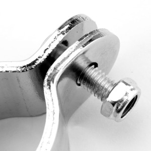 30-35mm Adjustable Bull Bar Light Foglight Mount Bracket Clamp Chrome