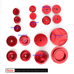 Upper Frame Plugs Caps Covers Set CNC Aluminum For BMW R1200GS ADV LC 14-18 Red