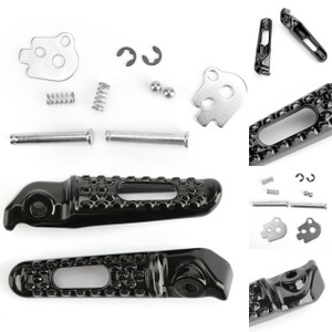 Rear Foot Peg Footrest For Honda CBR1000RR 04-14 CBR600RR 03-14 CB1000R 08-11 VTR1000 SP-2 02-06 CBR1000S 14 Black
