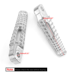 Rear Foot Peg Footrest For Suzuki GSXR600 GSXR750 06-14 GSXR1000 05-14 Silver