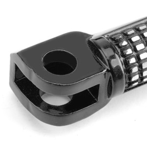 Front Foot Peg Footrest For Kawasaki ZZR1400 ZX14 06-13 ZZR1200 00-06 Black