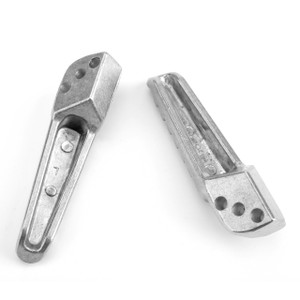 Rear Foot Peg Footrest For Kawasaki ZX-6R 03-11 ZX-9R 98-03 Silver