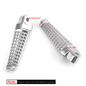 Rear Foot Peg Footrest For Suzuki TL1000 97-03 SV1000 03-07 SV650 99-12 GSX1200 98-00 Silver