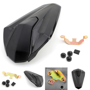 Passenger Rear Seat Cover Cowl For Kawasaki Ninja 400 Ninja 400 ABS 2018-2024 Carbon Generic