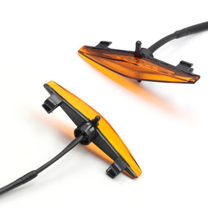 Clip-On Grille LED Lights for Toyota 4Runner TRD Pro 2014-2019 Amber 4pcs/Set