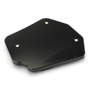 Sidestand Plate Kickstand Extension Pad CNC Aluminium For BMW F800GS 08-16 Black