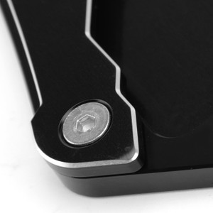 Sidestand Plate Kickstand Extension Pad CNC Aluminium For BMW F800GS 08-16 Black