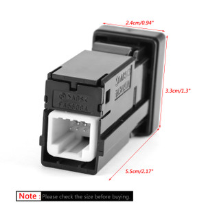 Auxiliary Aux Stereo Adaptor 86190-02010 For Toyota Sequoia 08-14 Sienna 11-15 Tacoma 08-13 Tundra 07-14 Black