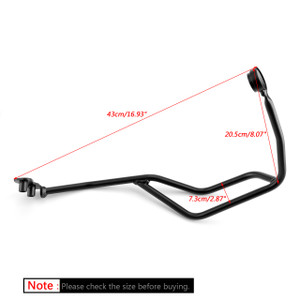 Handlebar Hand Guard Fall Protector For Honda CRF1000L Africa Twin 2016-2018 Black