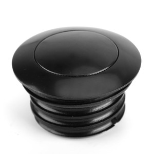 Flush Pop Up Reservoir Gas Cap Vented Fuel Tank Screw For Harley Sportster Black