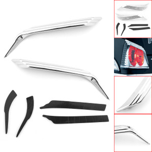 ABS Plastic Top Trunk Tail Light Visors Trim Accent For Honda Goldwing GL1800