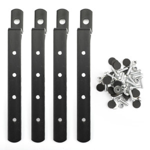 Universal Hard Saddlebag Heavy Duty Mounting Brackets Kit For Harley Cruiser