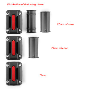 22mm 25mm 28mm Engine Frame Bar Slider Pads Red