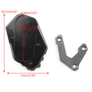 CNC Kickstand Side Stand Plate Extension Pad For BMW R1200GS LC 2017-2018 Titan