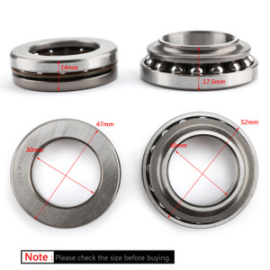 Tapered Roller Bearing Set For Kawasaki EX250 EX500 Ninja 500 EX250 EX300