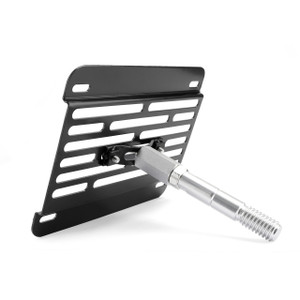 Front Bumper Tow Hook License Plate Mounting Holder Bracket For Rabbit/R32 06-10 VW GTi MK5 06-09 Black